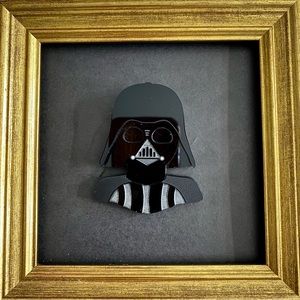 RARE Darth Vader plexi brooch